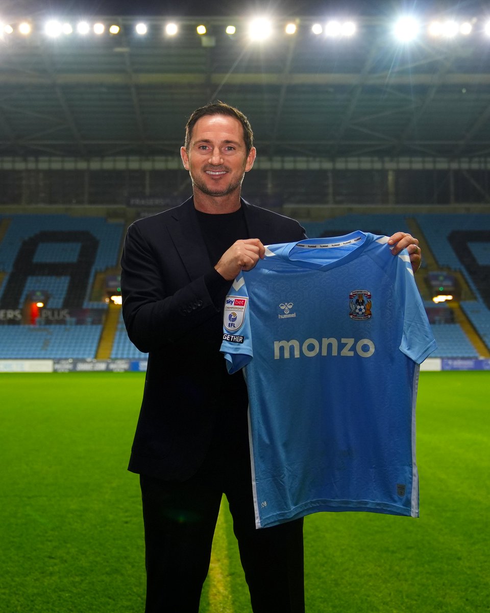 Coventry_City's tweet image. #OTD in 2024, we appointed Frank Lampard as our Head Coach. 🩵