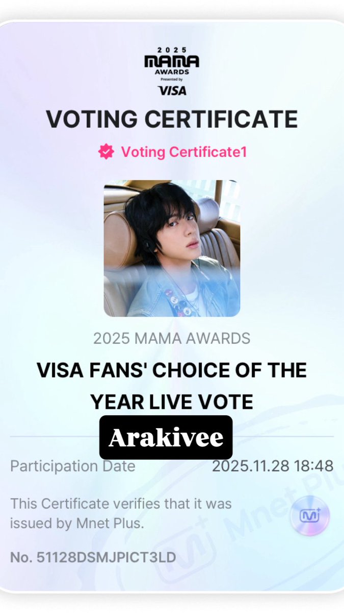 arakivee's tweet image. Giveaway! 

- RT this tweet
- Drop your vote proof for Jin (MAMA)
- ARMY only(Malaysian)

#JIN
 #VOTEFORJIN 
ARMY Protect The 8thDaesang

Good luck!  💜🐹