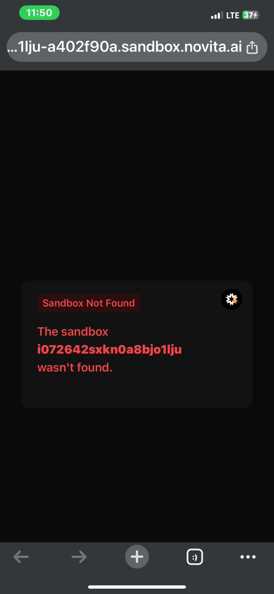 aina_oluwa's tweet image. @genspark_ai @sang_wen @ericjing_ai , seems sandbox is currently down, I’ve refreshed, still my app I’m building isn’t working.

This is currently still happening. Look into it. Thanks