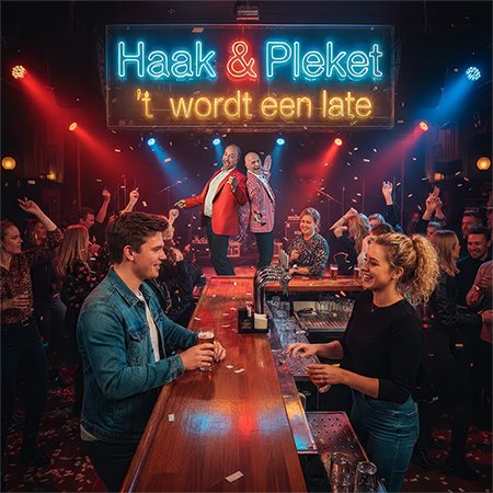 UltimateDisk's tweet image. Dé eerste single van het duo Kees Haak &amp;amp; Aernout Pleket: “’t Wordt een Late”

Een jongen die denkt dat de barvrouw hem wel ziet zitten, maar zij heeft vooral oog voor de oplopende barrekening dus dat wordt een late!

Meer info: ultimatedisk.nl/artikel/haak-e…