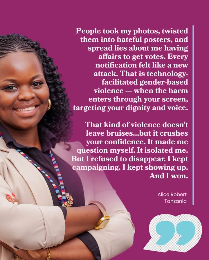 When a young woman takes the lead, online abuse is often used to silence her.

Alice refused to step back — and won her election 🎙️.

A powerful reminder that women’s voices must be heard, not attacked.

Click to read more: bit.ly/48bIMIa
#16Days #O3 #ESACommitment