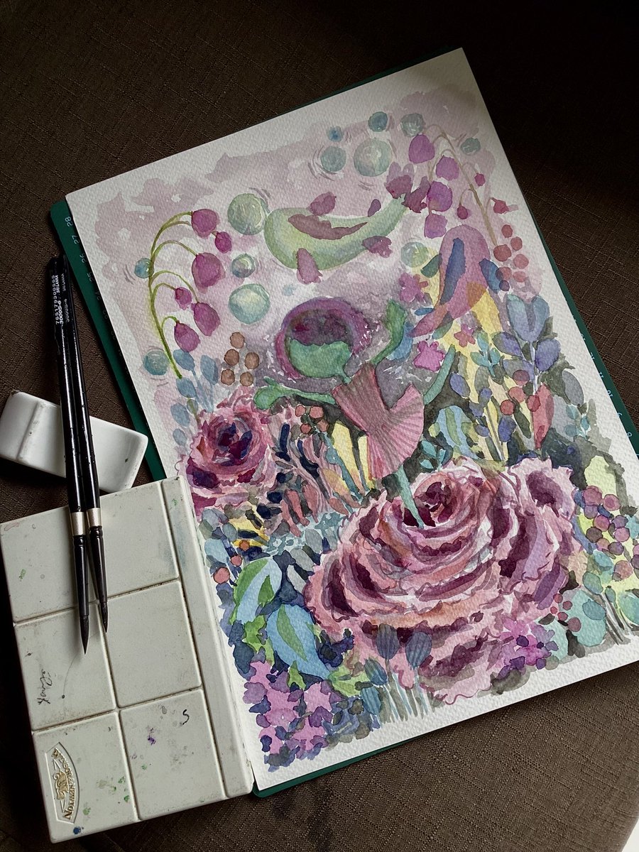 yani_yuhana's tweet image. Before and after 🖌+ ✍️