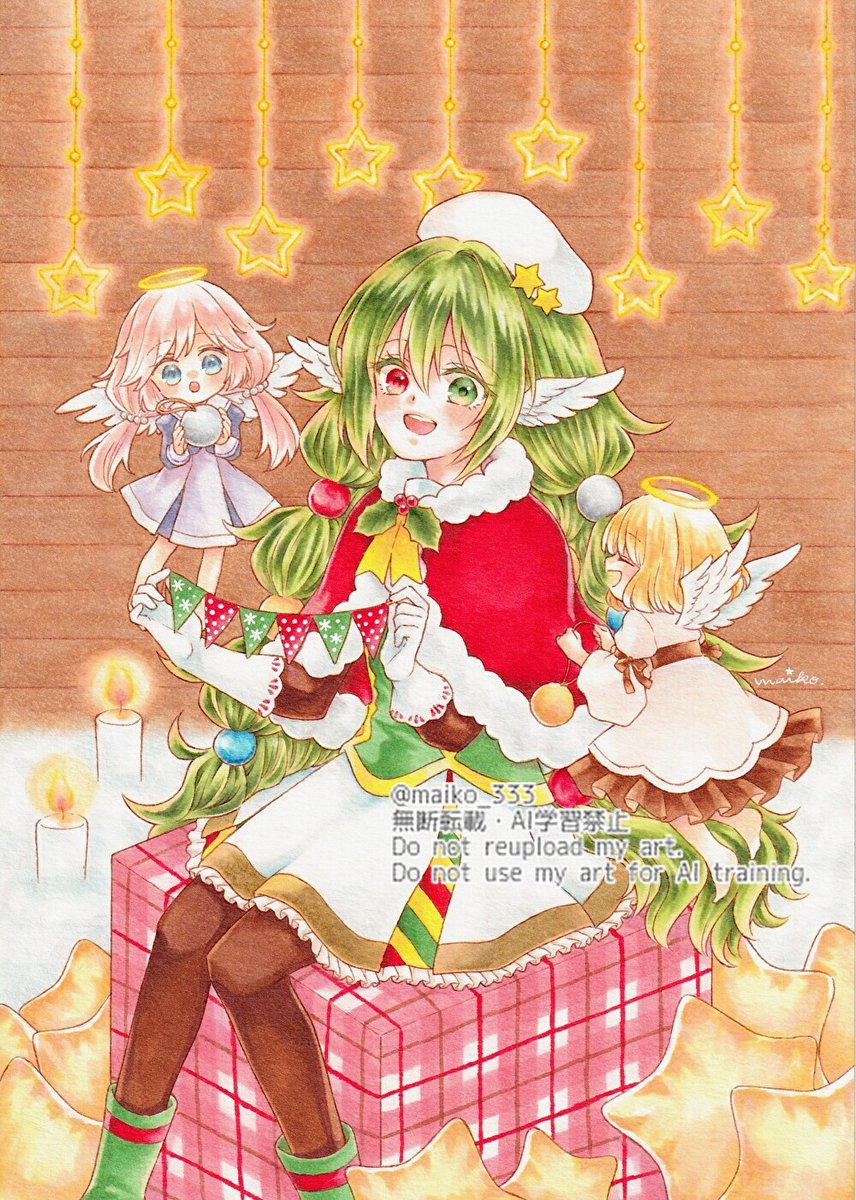 天使たちと飾り付け
#クリスマスの贈り物