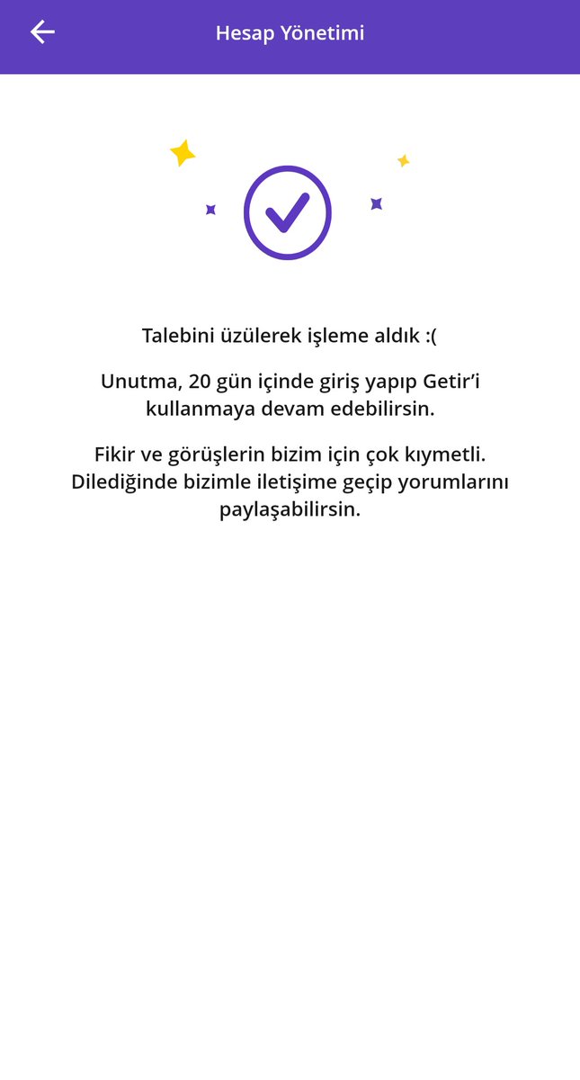 An itibariyle getir aboneliğimi iptal ediyorum bir daha da yüklemeyeceğim ve çevremde kim var ise aboneliklerini de iptal ettireceğim
