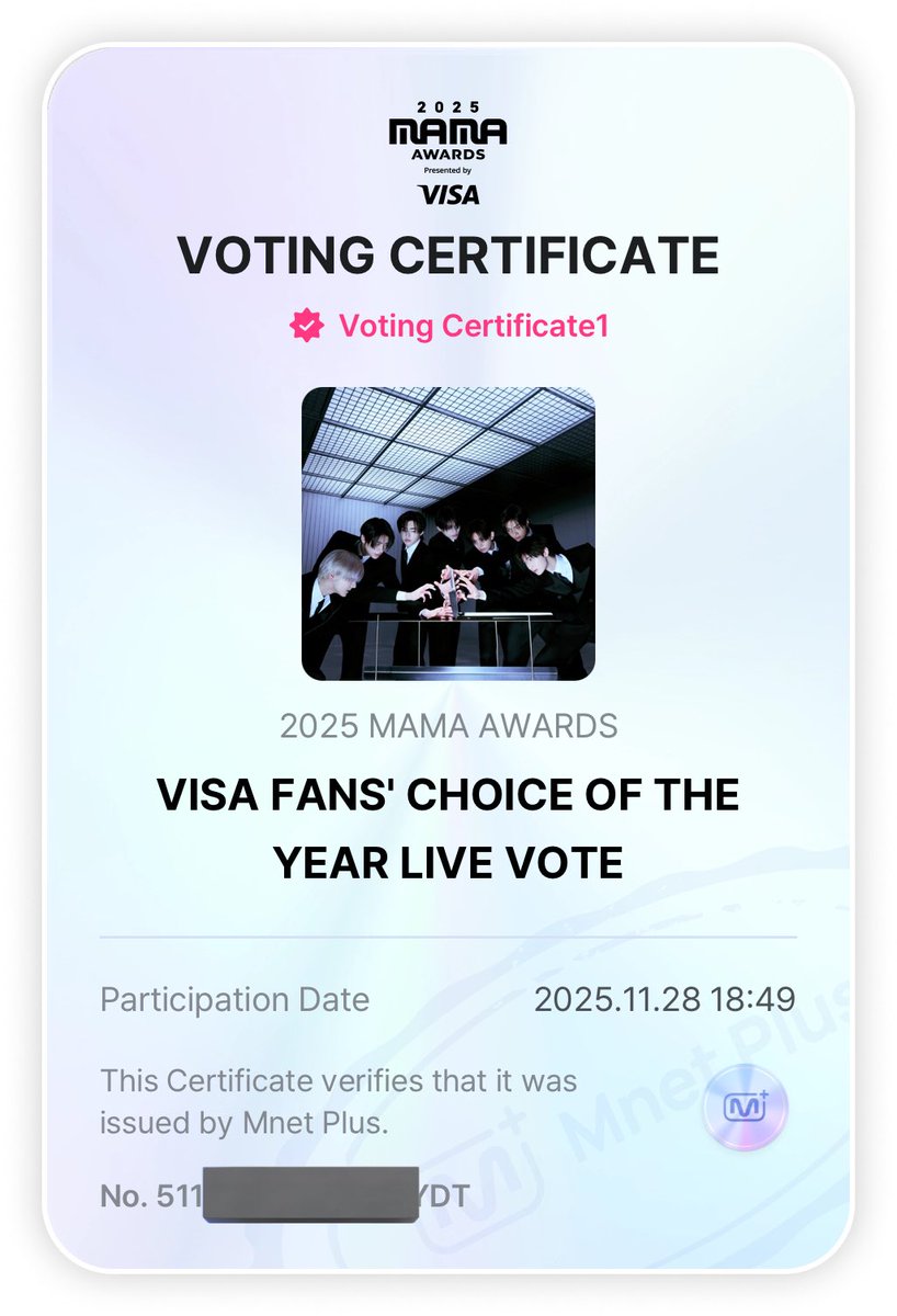 FINAL MAMA LIVE VOTING 🗳️

Open your mnet+ app and VOTE #ENHYPEN NOW 👊🏻

You can vote multiple times using a different device and account 🙌
