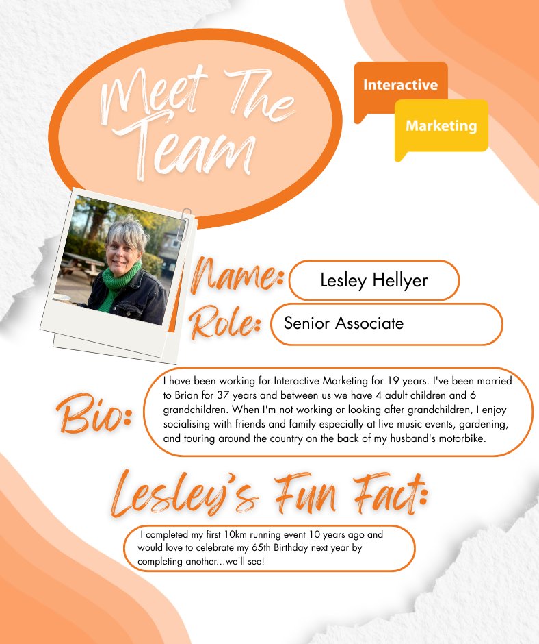 IM_Socials's tweet image. MEET THE TEAM!👋🏻 Say hi to Lesley, one of our Senior Associates! ✨