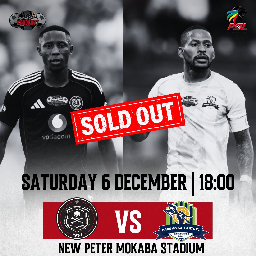 Tjoo!!🙌🙌🙌
Carling Knockout Final Tickets SOLD OUT within Three Hours.
