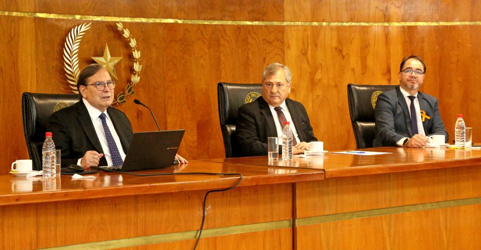 PoderJudicialPY's tweet image. 🔴Este jueves 27 de noviembre, el Ministro de la Corte Suprema de  Justicia, Superintendente de la Circunscripción Judicial de Concepción y  representante del Poder Judicial ante el Consejo de la Magistratura,  Dr. Eugenio Jiménez Rolón, participó —en su carácter de coordinador…