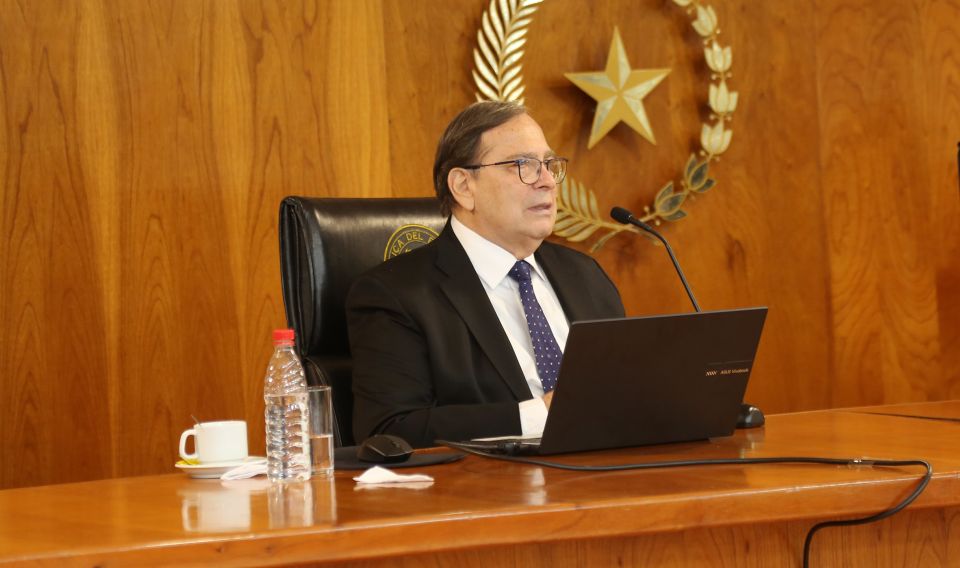 PoderJudicialPY's tweet image. 🔴Este jueves 27 de noviembre, el Ministro de la Corte Suprema de  Justicia, Superintendente de la Circunscripción Judicial de Concepción y  representante del Poder Judicial ante el Consejo de la Magistratura,  Dr. Eugenio Jiménez Rolón, participó —en su carácter de coordinador…