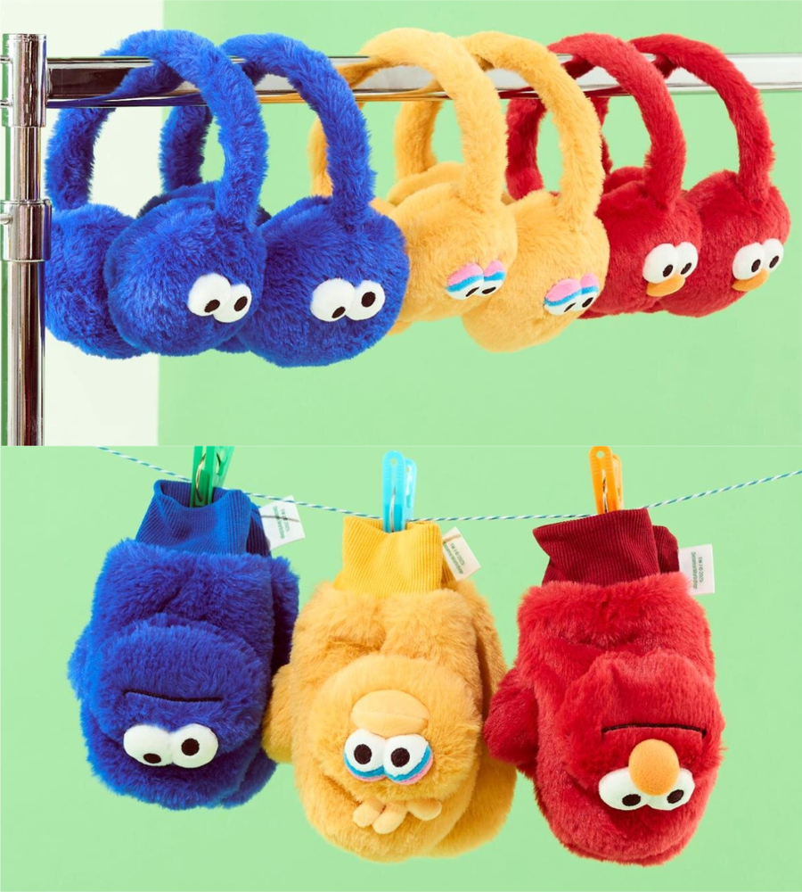 セサミストリートマーケットの25年クリスマス、“まるでぬいぐるみ”フーディー＆エルモのニット - fashion-press.net/news/140690