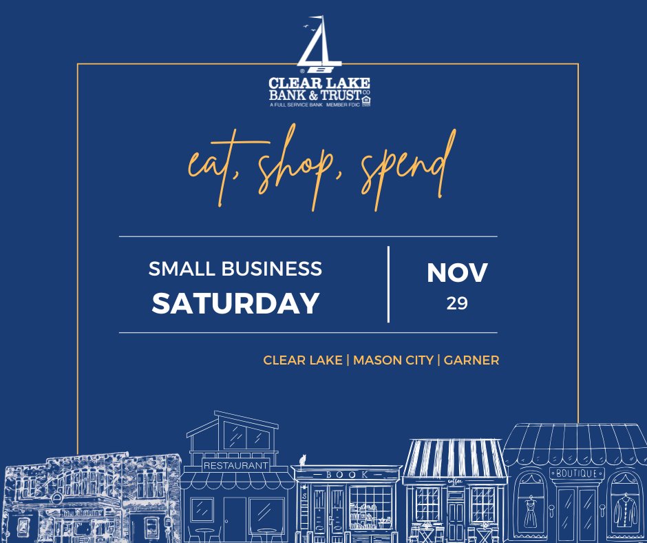 If you're shopping this weekend, remember to show some love to the local shops, restaurants, and makers who make our community special. Every small purchase makes a big difference!

#SupportLocal #ShopSmall #BlackFriday #SmallBusinessSaturday