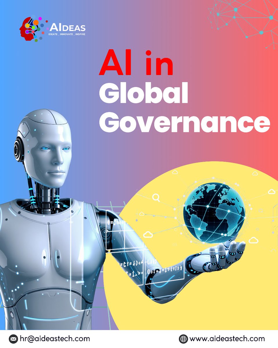 AIdeastech's tweet image. At AIdeas Tech, we contribute to this vision by creating AI-driven platforms that support analytics, predictive modelling, and secure data intelligence.

#AIdeasTech #GlobalGovernance #AIForGood #ResponsibleAI #AIInnovation #DigitalTransformation #PolicyTech #AIInGovernment
