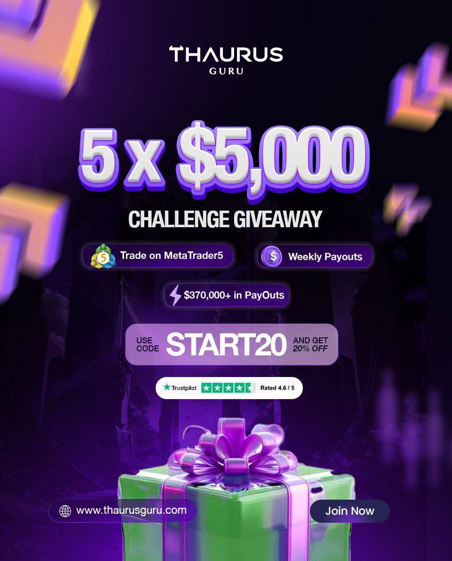 prop_nation's tweet image. 🎁 5 x 10000$ FUNDED ACCOUNT GIVEAWAY 🎉 

Steps 🏆 -

1️⃣Follow @prop_nation | 
| @fractalvertex | @Aditya_FX1 | @Fx__Glacier

2️⃣ Like ,Repost and Tag 3 Traders 

3️⃣ Join Discord  discord.gg/tdDF7ZR5XG

Winners in 72 hours 🏆