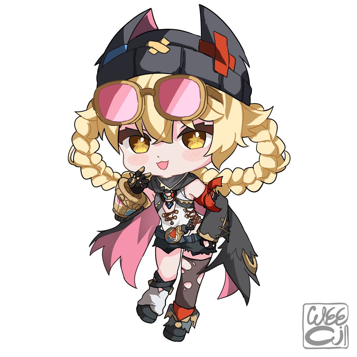 Chibi Jahoda  
#GenshinImpact #原神 #ヤフォダ
