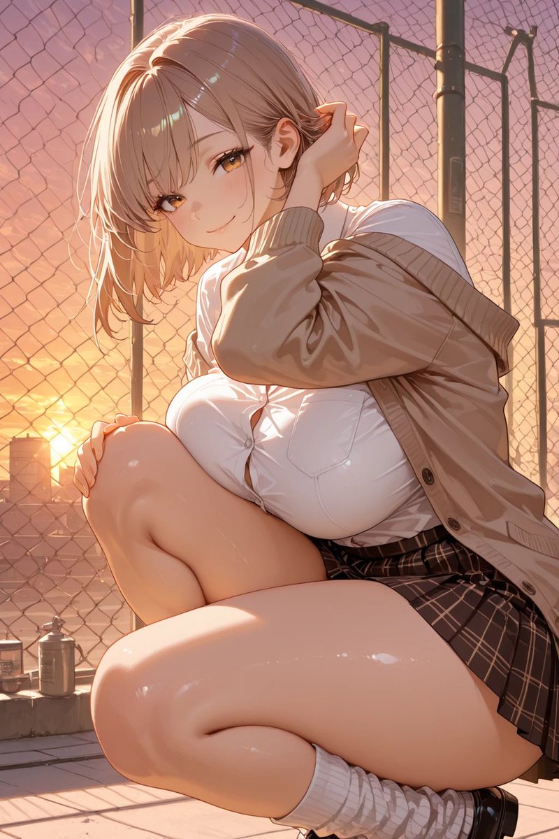 Num23_AI's tweet image. 陽が落ちるの早くなったよね〜
お疲れ様✨

#AIイラスト︎
#AIイラスト好きと繋がりたい