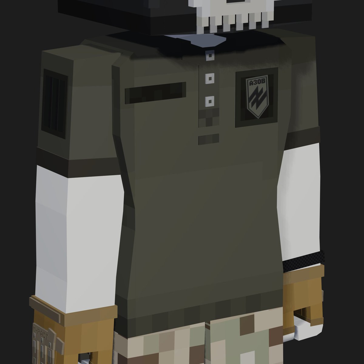 Barcode_Minbo's tweet image. New Uniform — WIP

#modelbench #mineimator