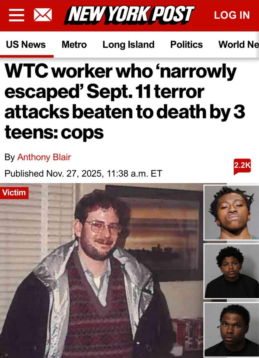 iamyesyouareno's tweet image. “Teens”

Meanwhile his wife was raped and murdered while doing humanitarian work in Africa.

Couldn’t make it up.