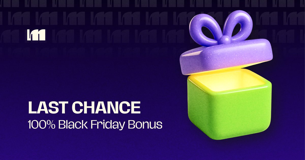 mono_protocol's tweet image. Only 24 hours left to claim the 100% bonus ⏳
Every presale purchase still gets an instant +100% added to your $MONO allocation – until the timer runs out.

🎁 Grab your bonus: monoprotocol.com