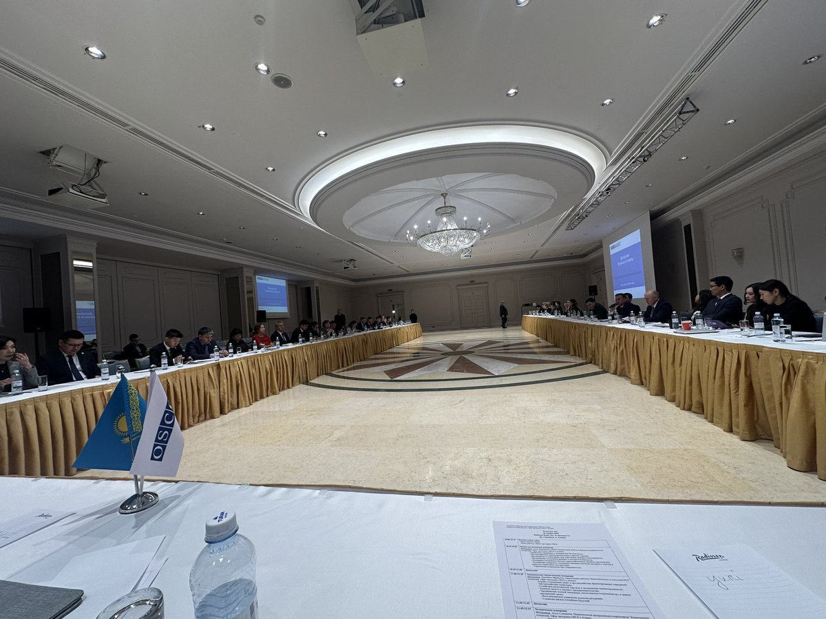 Just completed our Consultative Meeting, <a href="/OSCEinAstana/">OSCE Programme Office in Astana</a> jointly with <a href="/MFA_KZ/">MFA Kazakhstan 🇰🇿</a>, and with our key government partners in Kazakhstan 🇰🇿.

These meetings are an important platform to discuss key priorities for next year, and design, adjust, launch programmatic activities, effectively.