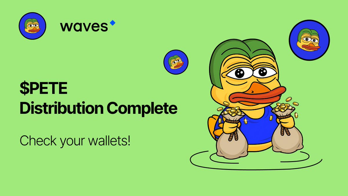 petefrogduck's tweet image. 🎉Our $PETE contest is finished!

❤️Here are the 10 randomly selected winners👇
3PET**LLab
3P5S**H5yG
3PBd**3A75
3PMi**Pkp1
3P3q**LUSM
3PAM**cFav
3PHt**qT5H
3PPD**T1Jp
3PG3**kv7B
3PND**VeAx

🎁A special prize for the last participant👇
3PQ7**2ETj

💰New activities are on the way!