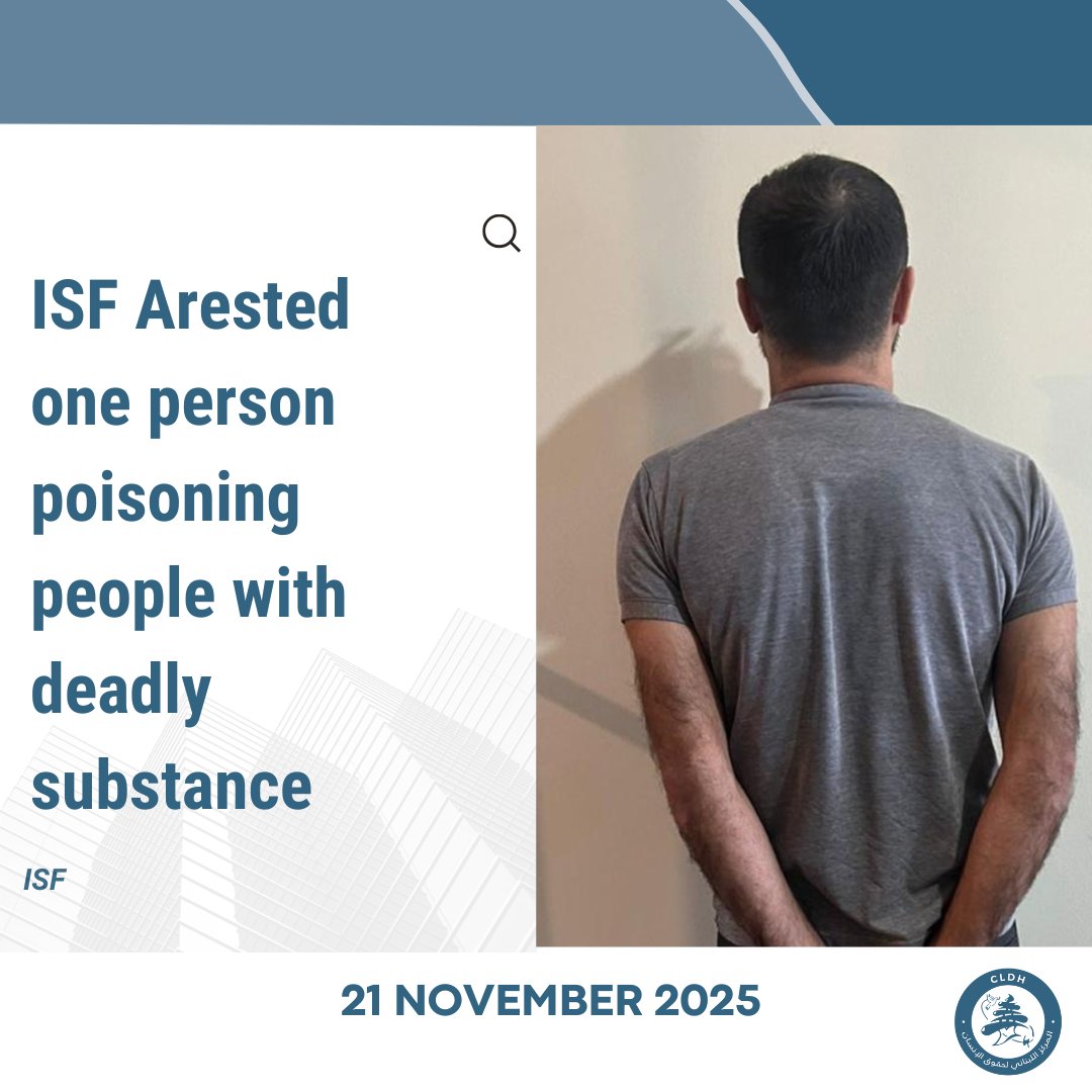 Don't miss out our #humanrights weekly brief!
You can read the full brief through the following link: cldh-lebanon.org/Publication/Ar…

The articles shared are the liability of their respective news outlets and do not reflect the views of CLDH.