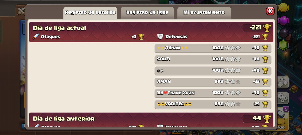 Dejar de compartir aldeas falsas de leyenda con fotos falsas de defensas,no quiero joder ningún basbuilder, pero como siga en su camino empezaré a desmantelar más de uno, ya que no es la primera vez,estoy en 5400 copas y lo de hoy ya me sobrepasa, 0 ganas con continuar con leyend