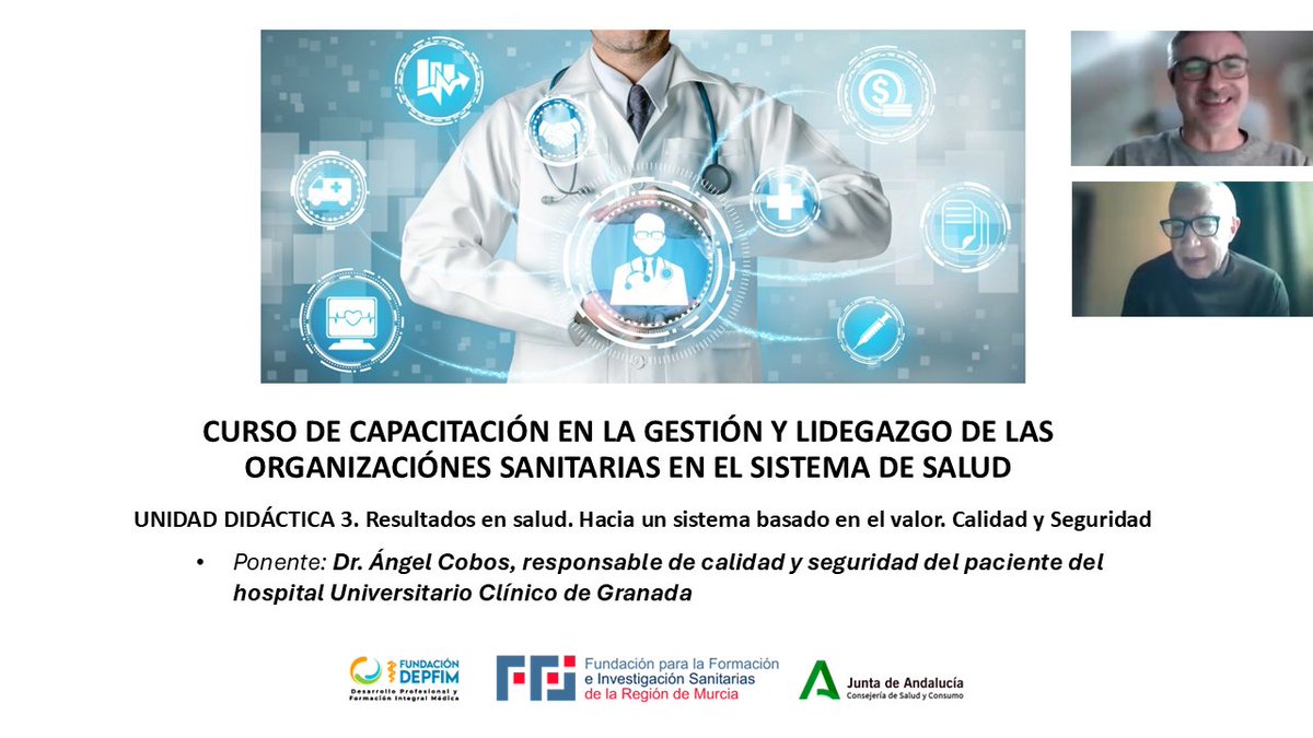 FDepfim's tweet photo. Nueva sesión del Curso de Capacitación en Gestión y Liderazgo Sanitario.

@joancmarch abrió la jornada con la participación del Dr. Ángel Cobos.

Se debatió sobre resultados en salud, calidad, seguridad y la necesidad de avanzar hacia un sistema sanitario basado en el valor. https://t.co/ItMiFyB20u