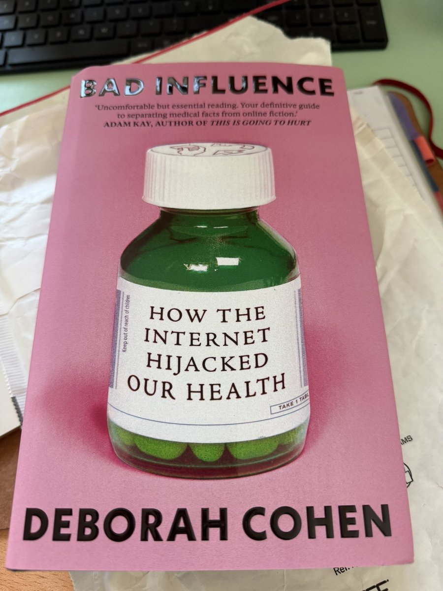 natashaloder's tweet image. Look what just arrived.  A new book by @deb_cohen out January. Has the internet hijacked your health? Read her book.