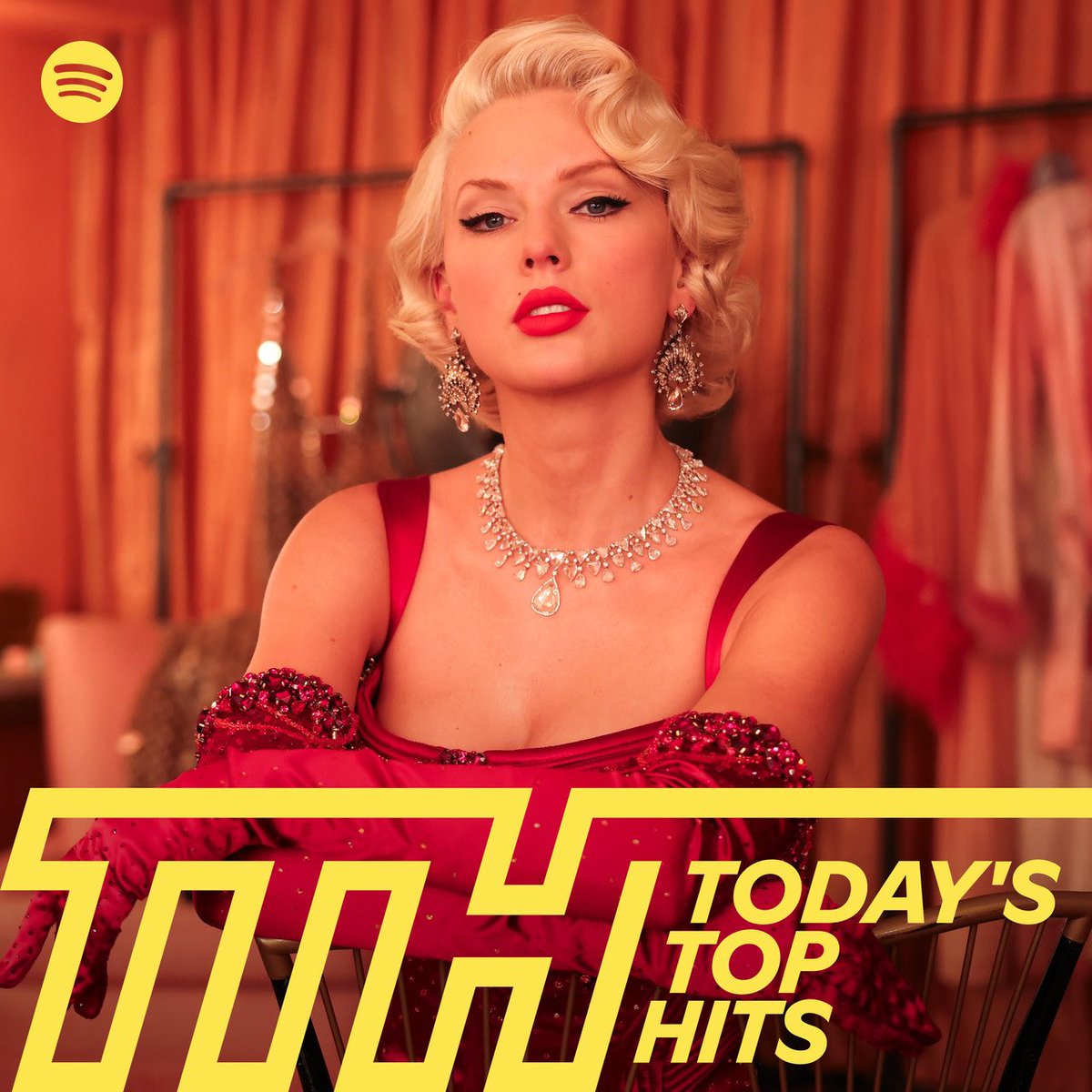 TChartSwift's tweet image. Taylor Swift is now the cover of Today&apos;s Top Hits on Spotify with her next single “Opalite” at the top #1.