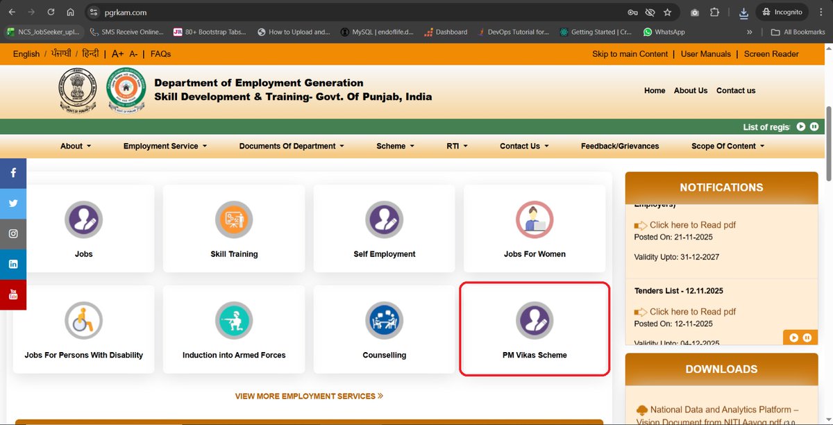 DEGSDT's tweet image. 🌟 Exciting Opportunity Under PM-VIKAS! 🌟

!!Are you looking to build a strong career with Government-supported skill development!!