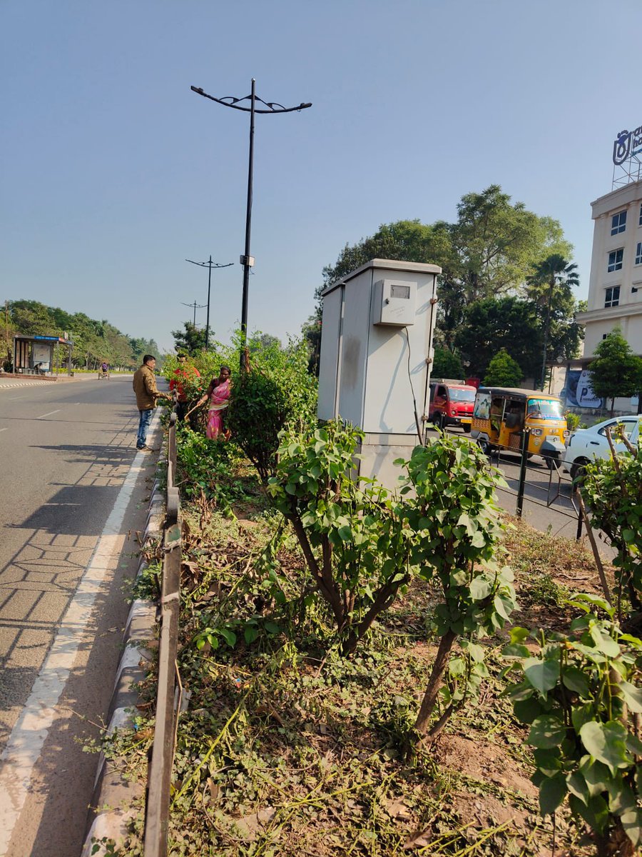 BSCL_BBSR's tweet image. City medians and landscaping are routinely maintained by having trees trimmed, garbage picked up, bushes clipped, and plants replaced. 

#UrbanGreening #CityMaintenance