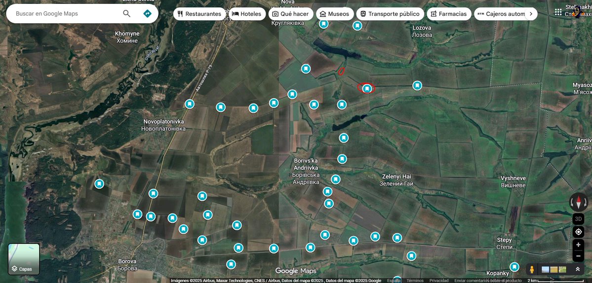 franfran2424's tweet image. Source: t.me/boevoekteschen…
Locations: 
49.444566,37.771154-15s; 49.4457,37.7641-33s; 49.4512,37.754063-44s
Tags: @GeoConfirmed 
Images (43s,44s, wide view):