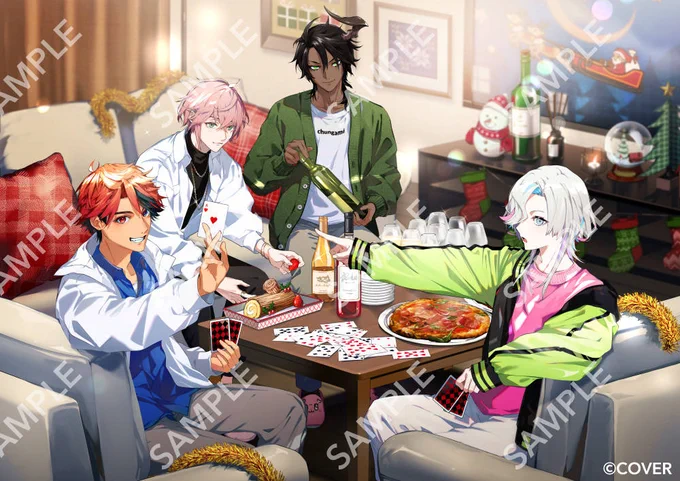 HOLOSTARS Winter 2025 『Starry Party』にてオープニングPVのビジュアルを担当させて頂きました。宜しくお願いします! #ホロスタWinter2025 #ホロスターズ #アップロー