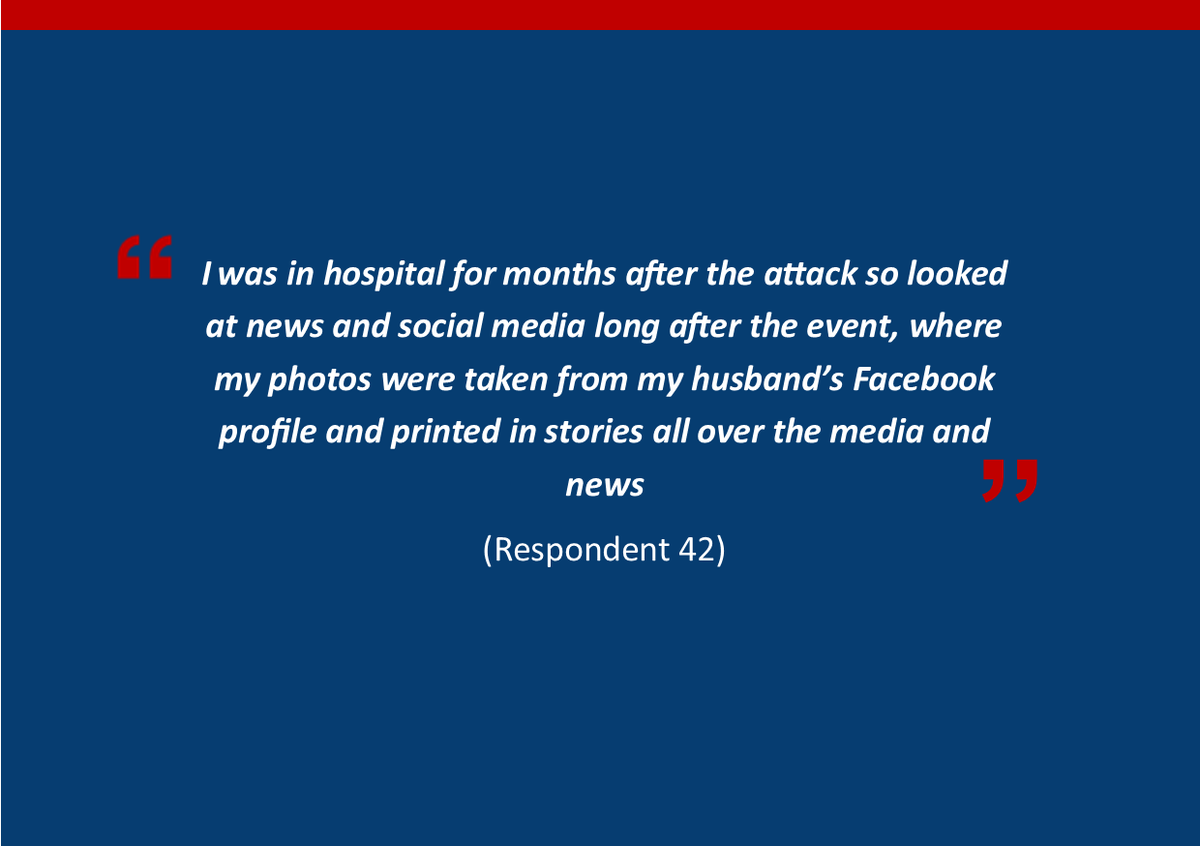 survivors_a_t's tweet photo. https://t.co/u3qWOFoEKO
97% of survivors exposed to content about their attack found it harmful.
Social media has become a source of harm, not support.
Today we’re sharing their stories and calling for action.
#StopTheHarm #SurvivorsAgainstTerror https://t.co/fRsHugnhSl