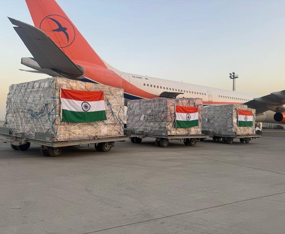 India sends 73 tonnes of life-saving medicines, vaccines, and essential supplements to Kabul

Thanks India 🇮🇳