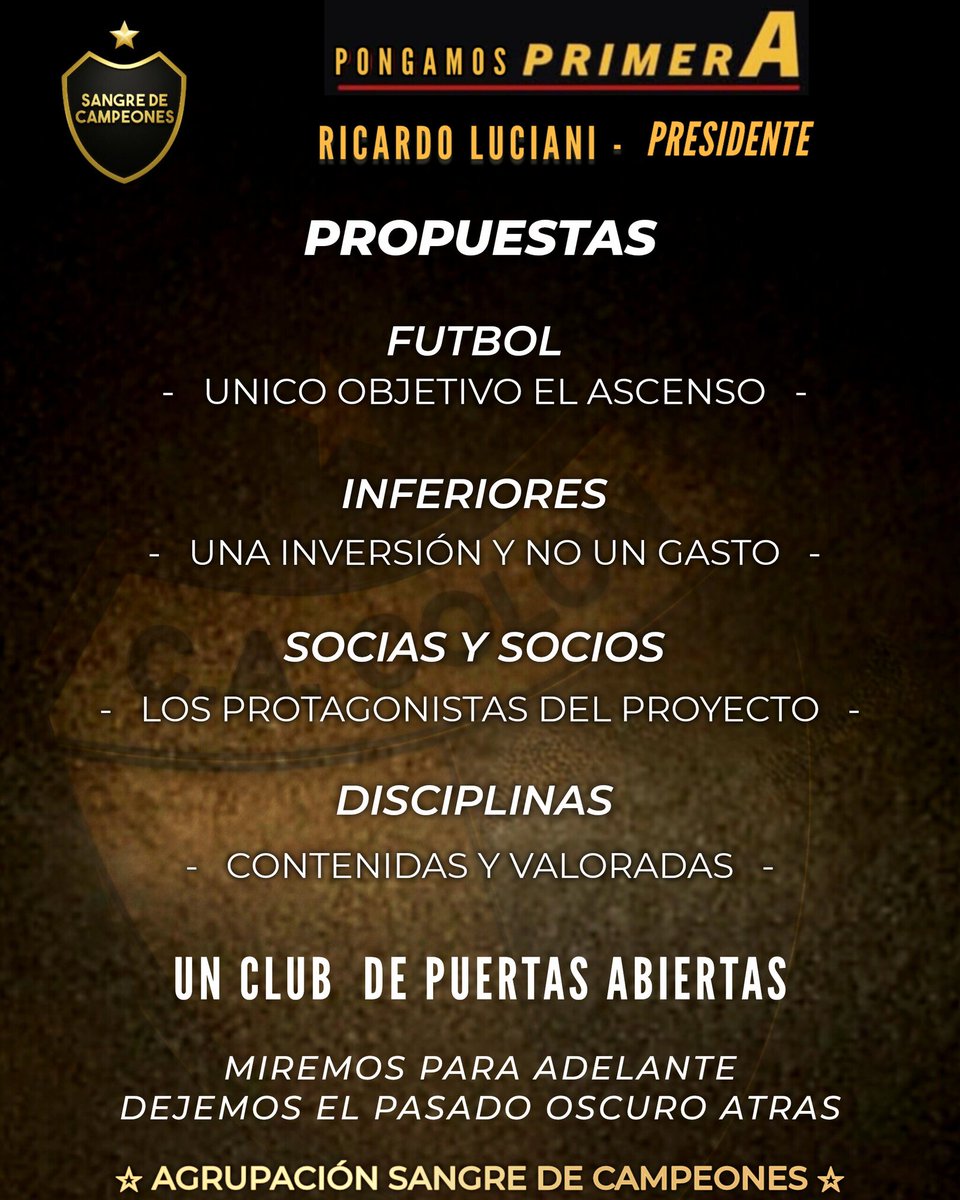 sangre_camp's tweet photo. La historia que cuenten mañana depende de lo que proyectemos hoy

Pongamos primerA

#colon #sabalero #sabalera  #elecciones #30N
#ricardoluciani #presidente #futbol #socios #propuestas 
#pongamosprimerA https://t.co/fz4gkWfAOi