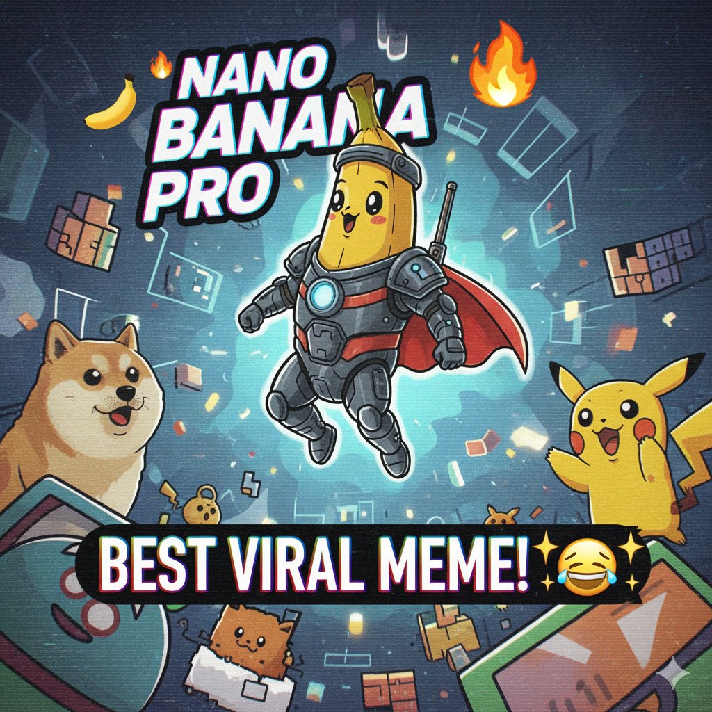 SergiyBarbashyn's tweet image. Choose wisely. 🍌✨
Nano Banana: (Image 1: The simple prototype)
Nano Banana Pro: (Image 2: The futuristic Pro)
Upgrade your kit. Stop being basic. 😉
#NanoBananaPro #TechUpgrade