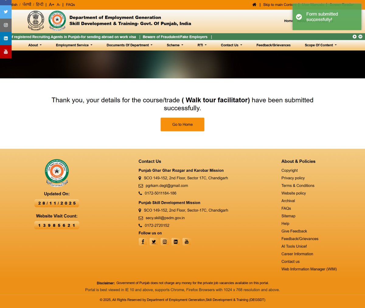 DEGSDT's tweet image. 🌟 Exciting Opportunity Under PM-VIKAS! 🌟

!!Are you looking to build a strong career with Government-supported skill development!!