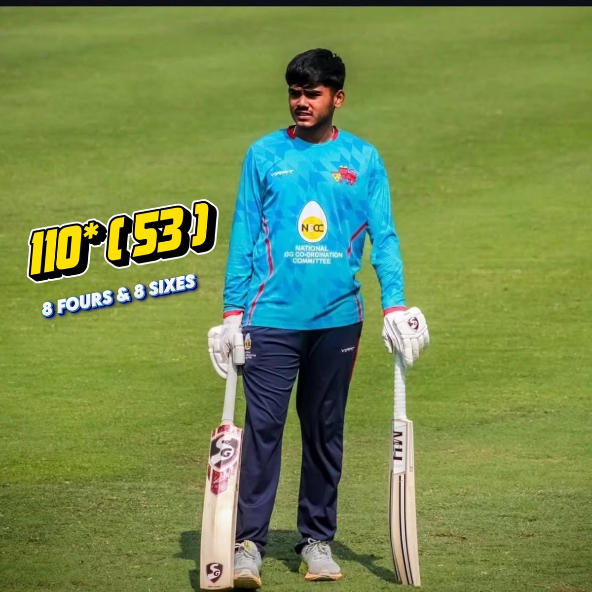 CSKFansOfficial's tweet image. It&apos;s Ayush Mhatre day notched up a match winning unbeaten ton 💛🔥

#SMAT #AyushMhatre