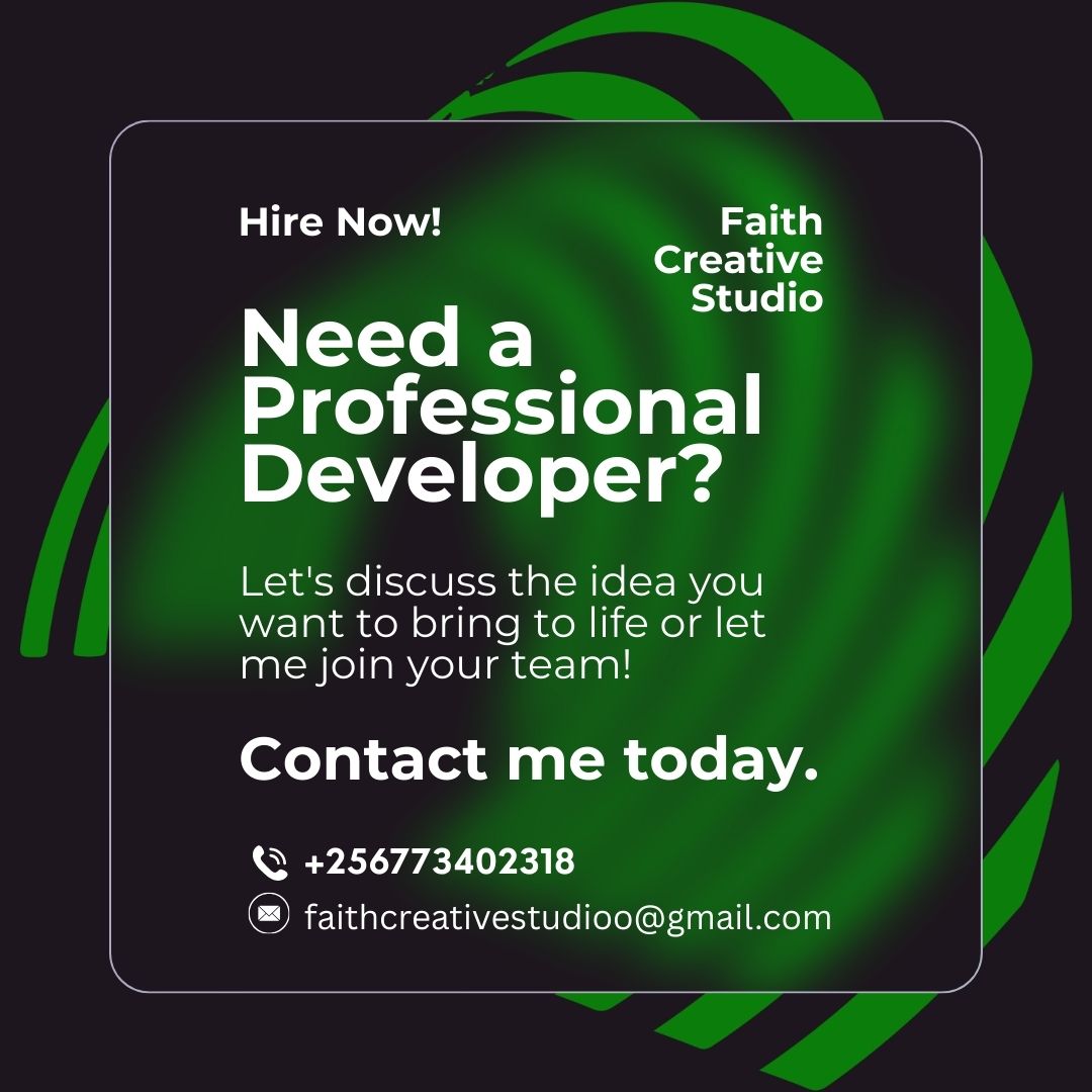 akiror__faith's tweet image. Don’t just dream it. Build it. 💡
I create web &amp;amp; mobile solutions that grow with your business. Let’s make it real—DM me today!
#DeveloperLife #Tech #Innovation