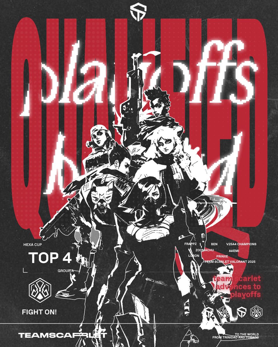 We're off to playoffs after a top 4 finish in the cross group stage!