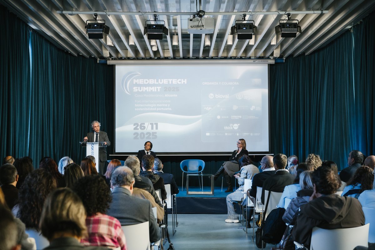 MedBlueTech Summit 2025 confirmó el enorme potencial de Alicante y del Mediterráneo para liderar la innovación en economía azul 🌊

Conoce cómo fue la primera edición del evento aquí 👉 bioval.org/news/el-medblu…

#economiazul #ciencia #innovación