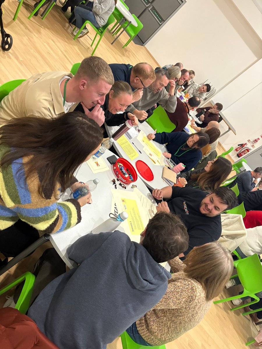 StPatsRC's tweet photo. After a very successful @Ofsted inspection this week, the staff are receiving training on Catholic Social Teaching with the brilliant @DavidWellsLive and RSHE training from Miss Mainwaring #Amazingthingshappenhere https://t.co/GZhpmGJ2qd