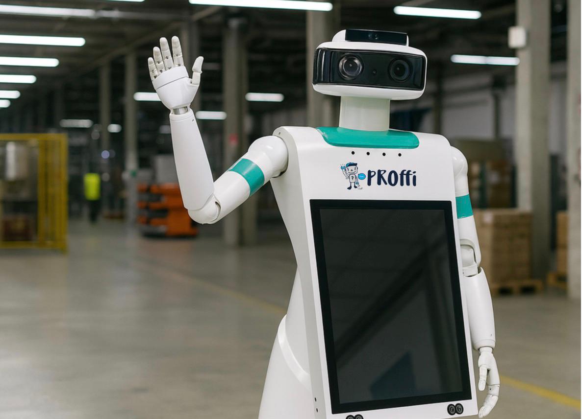 H2biz's tweet image. #Innovazione - Robot One è il #robot che ogni azienda stava aspettando. Progettato per gestire #accoglienza in spazi aperti o chiusi, effettuare la #consegna di prodotti, #automatizzare le attività di marketing e #dialogare con i clienti → h2biz.net/hub/prodotti/r…