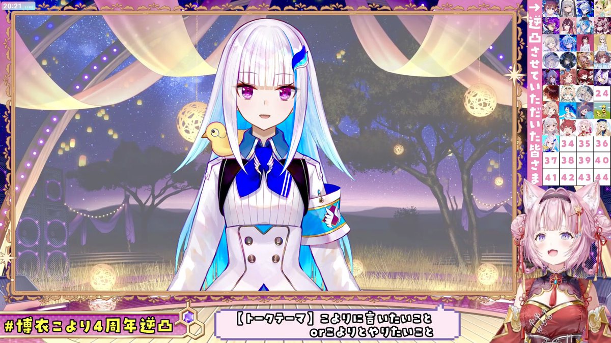 博衣こより4周年逆凸 ゼ！