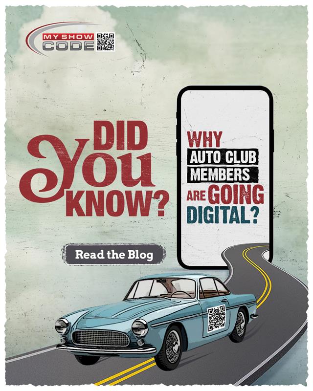 myshowcode's tweet image. Auto clubs are evolving, beyond chrome and horsepower to stories, connection &amp;amp; recognition. Discover why every member’s legacy deserves a scan of its own. 

Read more → myshowcode.com/blog/auto-club… 

#MyShowCode #QRShowcase #CarClubs #CarCulture #CarCommunity #CarShowLife