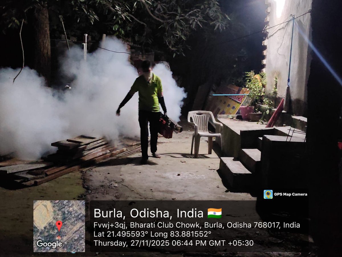SMC_Sambalpur's tweet image. Extensive fogging done in several parts of Burla to keep communities safe from mosquito-borne illnesses.
#VectorControl
#CommunityHealthSambalpur