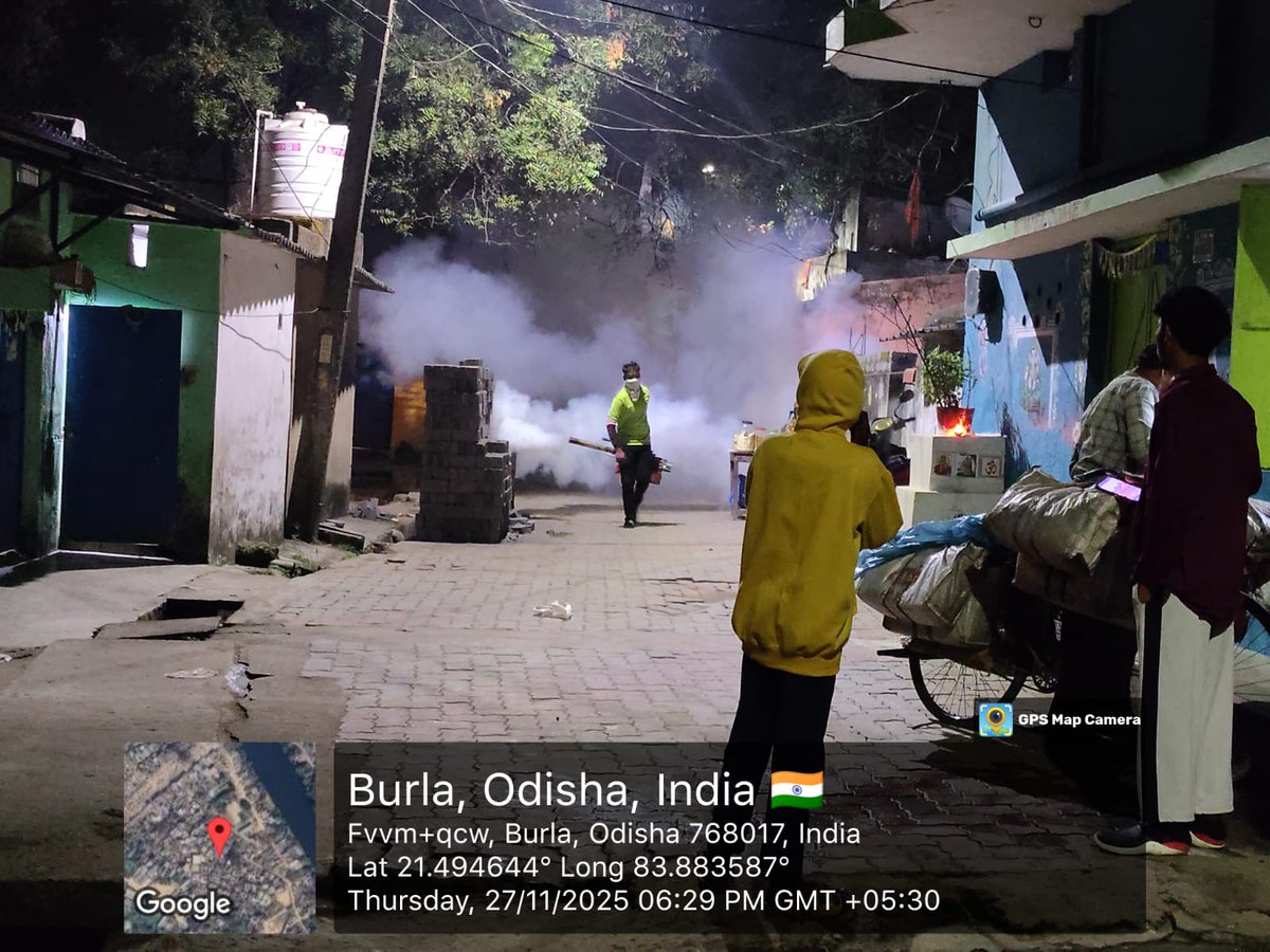 SMC_Sambalpur's tweet image. Extensive fogging done in several parts of Burla to keep communities safe from mosquito-borne illnesses.
#VectorControl
#CommunityHealthSambalpur