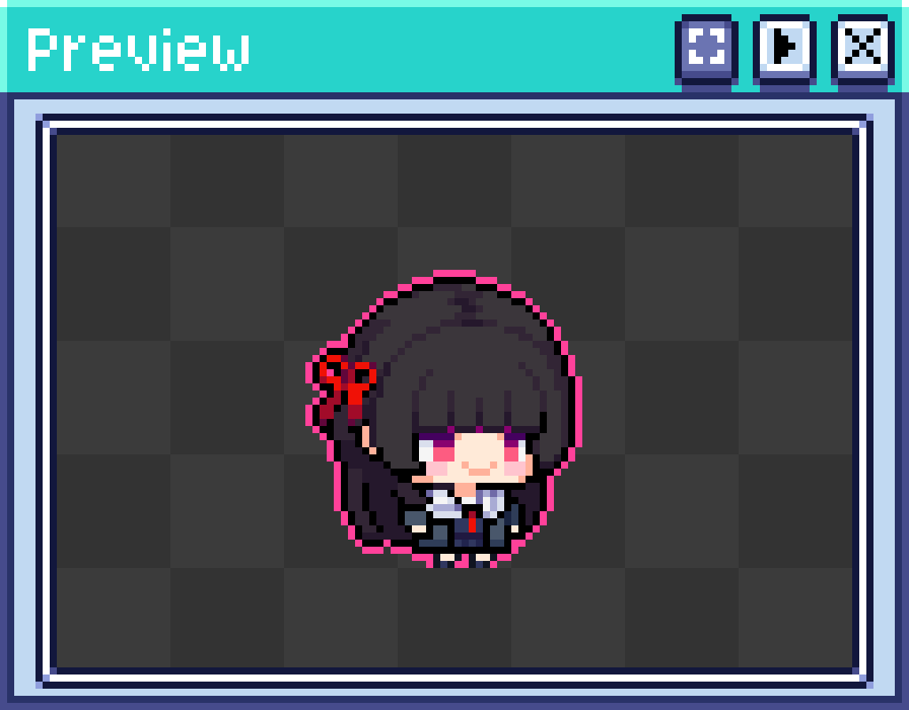 Chisa ✂ #ドット絵 #pixelart #Wuwafanart