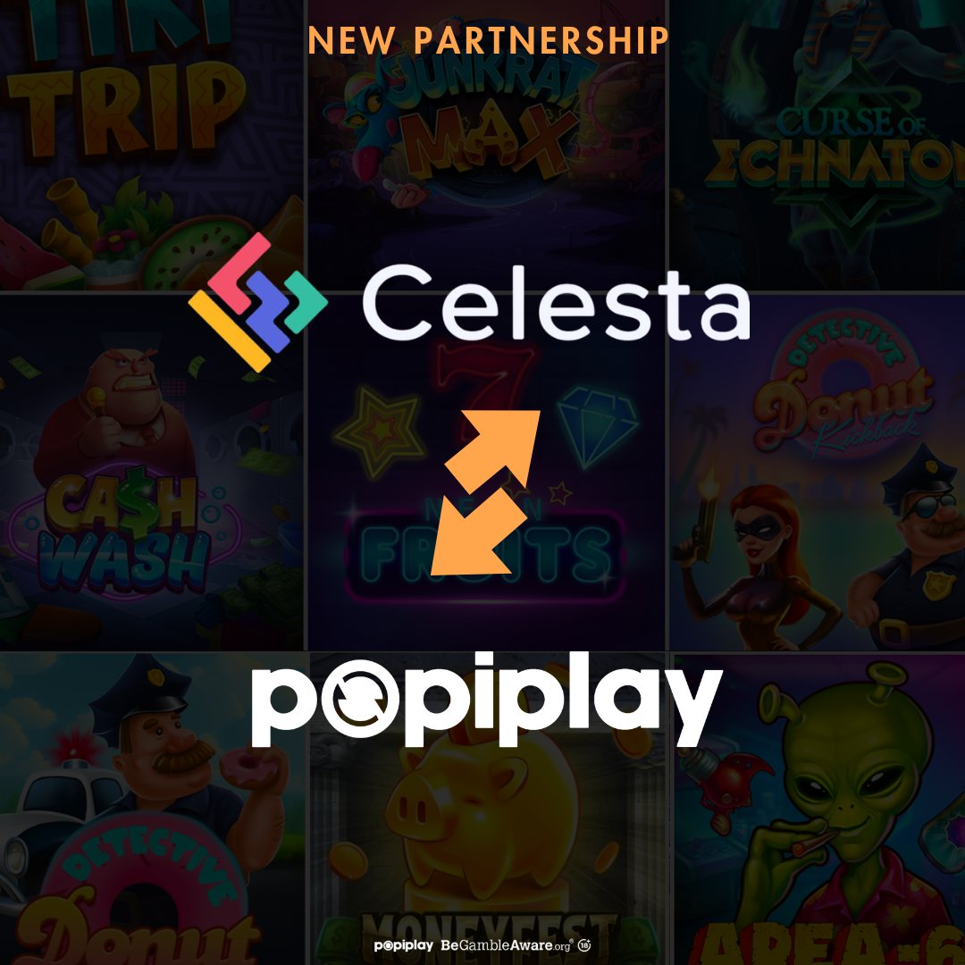 Proud to announce our partnership with Celesta. 🤩

Together, we’re building advanced interactive experiences for global audiences. 🚀

Read all about it here - popiplay.com/popiplay-annou…

#slots #casino #popiplay #celesta